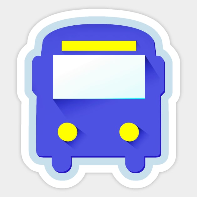 school bus Sticker by Ahmed ALaa